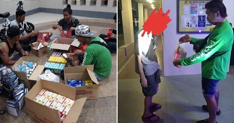 Netizens Inspired By GrabFood Riders Who Bought Food For The Homeless Using Their Own Money - WORLD OF BUZZ 5