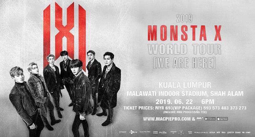 Popular K-Pop Group 'Monsta X' Offline Tickets Go On Sale This 20 April! - WORLD OF BUZZ 2