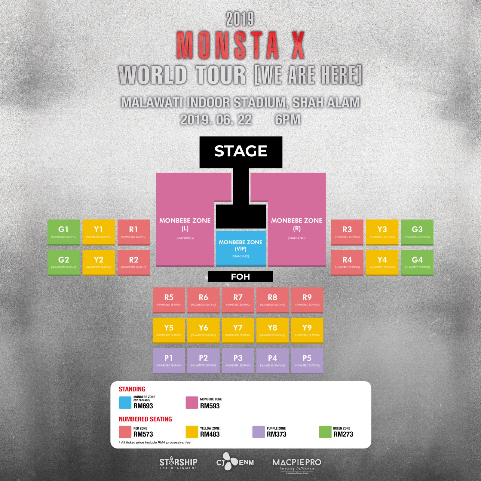 Popular K-Pop Group 'Monsta X' Offline Tickets Go On Sale This 20 April! - World Of Buzz