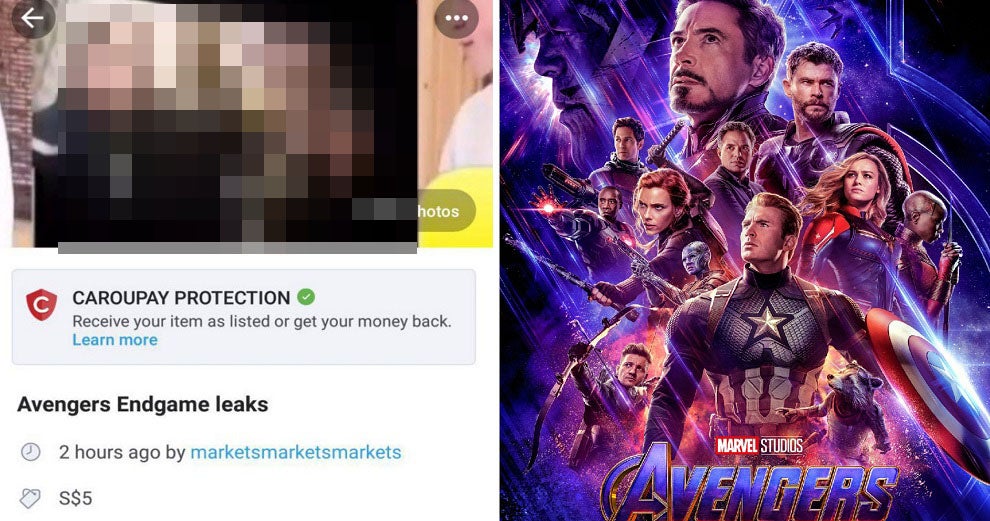 Someone Is Selling 4-Minute Leaked Videos Of 'Avengers: Endgame' Online For Rm15 - World Of Buzz