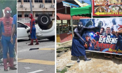 &Quot;Spider-Man&Quot; Goes Viral In Kuantan After Helping Victims Of A Car Accident - World Of Buzz
