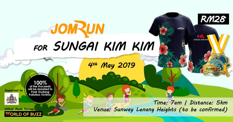 [Test] This 5K Run Is Donating All Proceeds To The Sg. Kim Kim Victims &Amp; You Can Take Part From Anywhere In M'sia - World Of Buzz