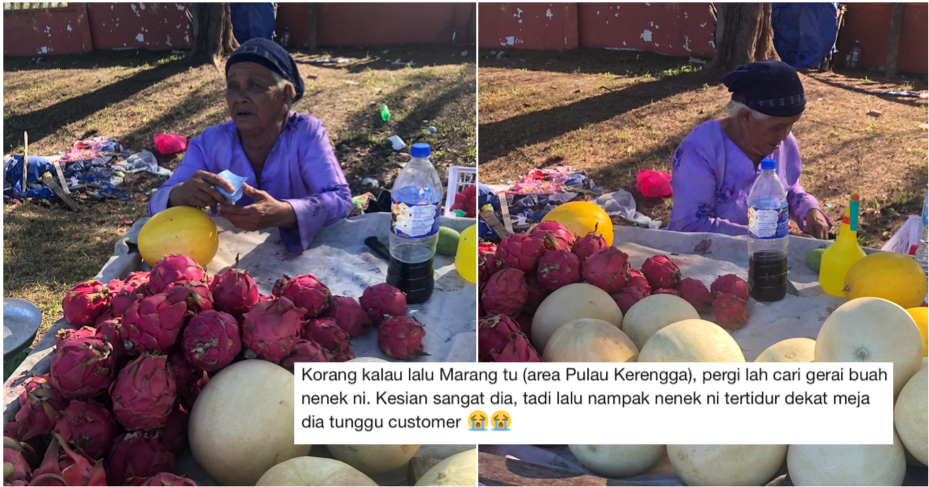The Story Of An Old Nenek Fruit Seller Who Got Robbed Goes Viral, Prompted Caring Netizens To Help Her - WORLD OF BUZZ 6