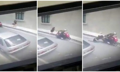 Video: Snatch Theft Steals And Drags Victim Caught On Cctv In Muar - World Of Buzz 5