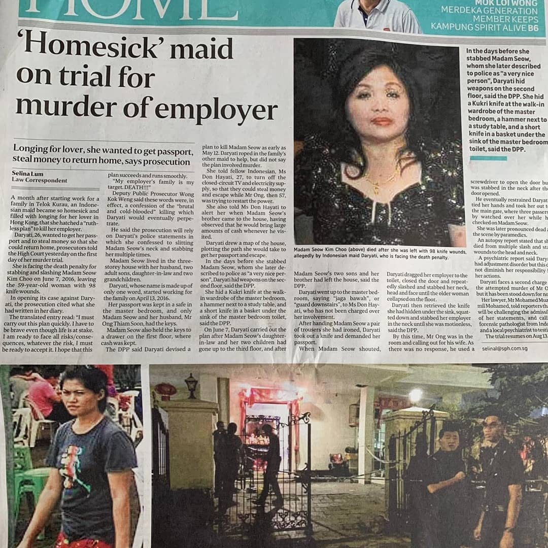 Woman Calls Out Local Newspaper For Using Wrong Photo And Calling Her Maid A Murderer - World Of Buzz 4