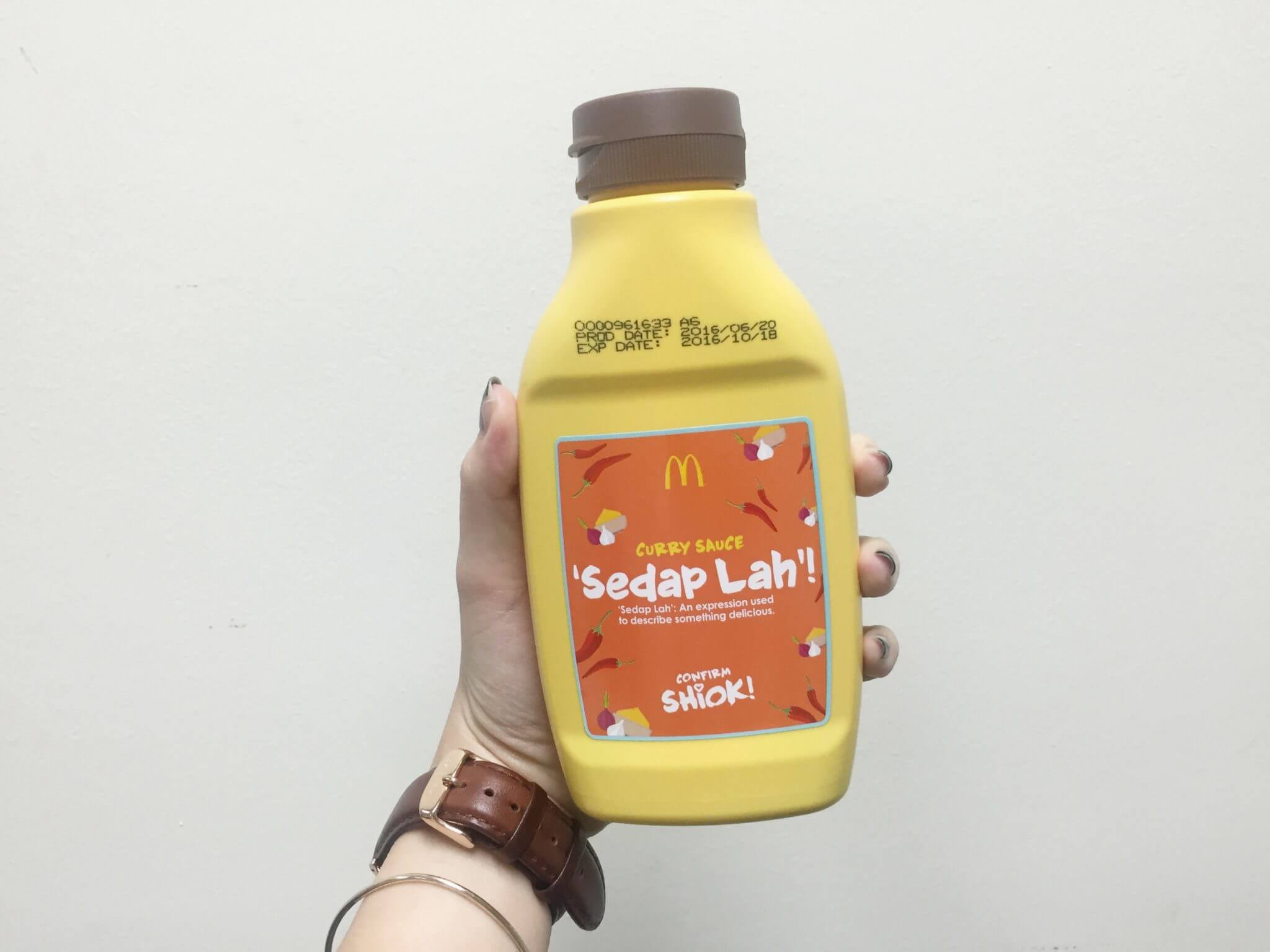 Singapore McD Releases Curry Sauce Bottle, Spicy Chicken McNuggets & 3