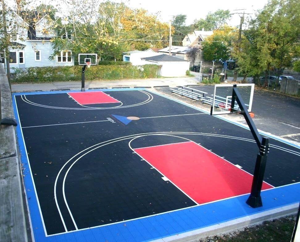 half court basketball size court custom full basketball standard basketball court size in square meters