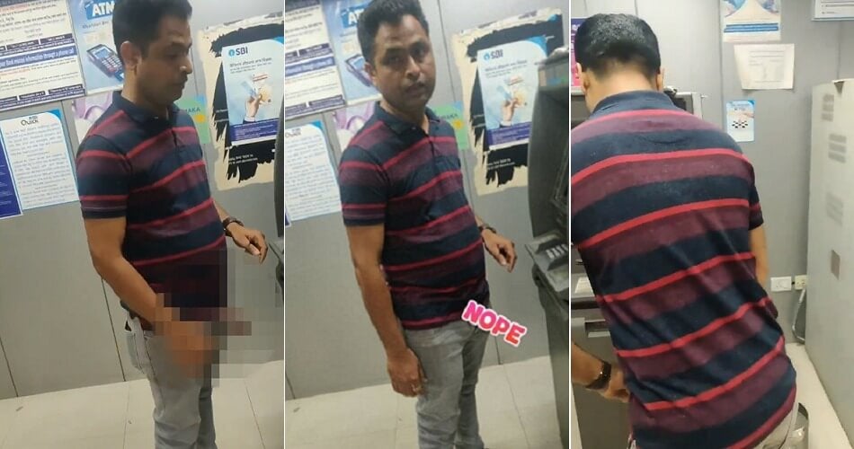 Man Inappropriately Touches Woman &Amp; Flashes His Penis Inside An Atm Booth - World Of Buzz