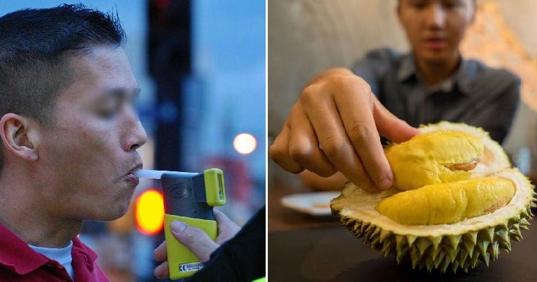 Man Suspected Of Drunk Driving After Failing Breathalyser, Turns Out He Was Just Eating Durian - WORLD OF BUZZ 5