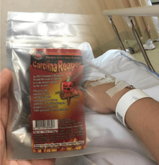 Man Tries World's Hottest Chilli in His Rice, Suffers From Severe Pain & Rushed To ICU - WORLD OF BUZZ 1