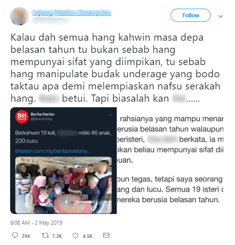 Man With 19 Wives Spoke Of Getting A 16-Year-Old Bride At 55 Leaves Netizens Unimpressed - WORLD OF BUZZ 5