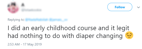Netizen Slams Comment That Early Childhood Education Is Just About Changing Diapers - WORLD OF BUZZ 2