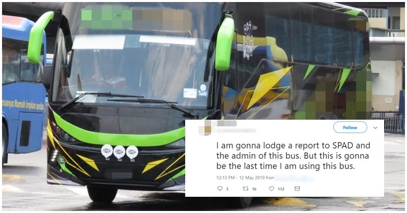 Netizen Uncovers Racist Bus Conductor, Reveals His Action In Real-Time - World Of Buzz