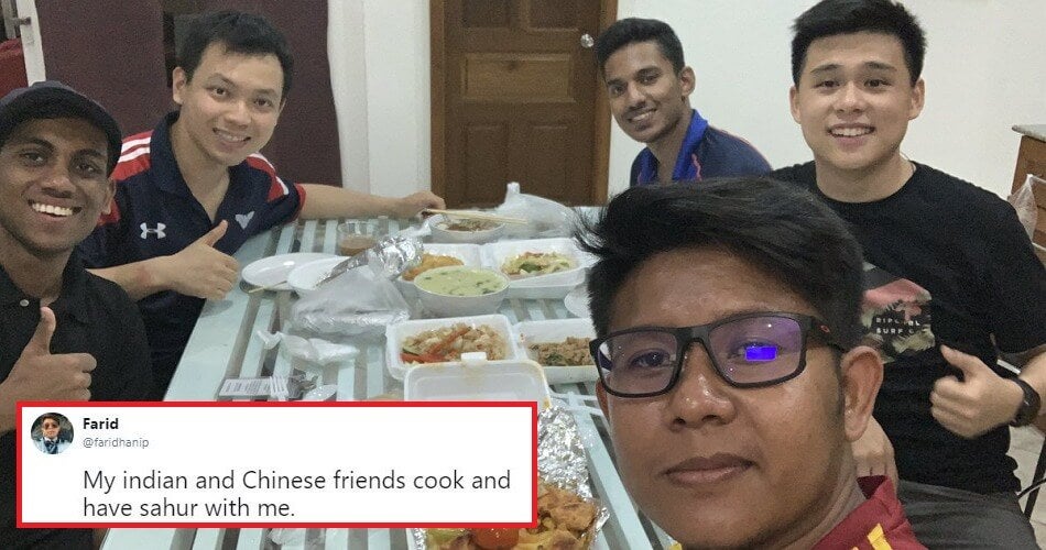 Netizens' Hearts Warmed By Multiracial Malaysian Friends Breaking Fast Together - World Of Buzz