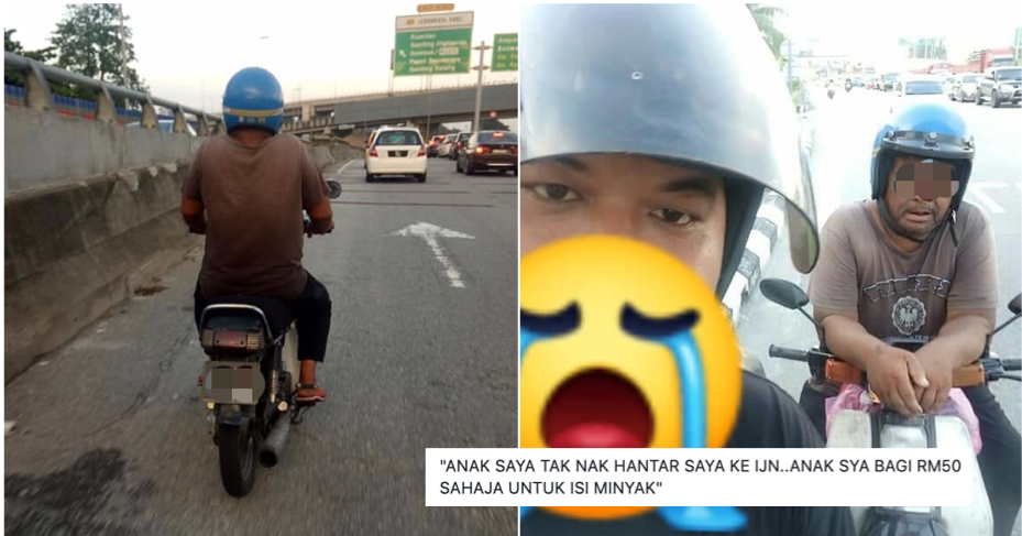 Old Pakcik With Heart Problems Rides Motorbike From Kuantan To Ijn After Kid Refused To Send Him - World Of Buzz 1