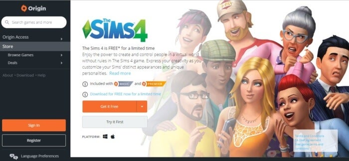 sims 4 free mac download