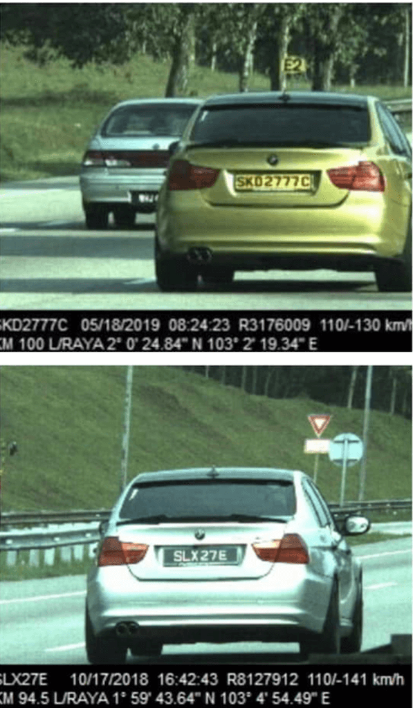 Singaporean Driver Kantoi Change His Number Plates So That His Offence Will Be Blamed On Someone Else - WORLD OF BUZZ 6