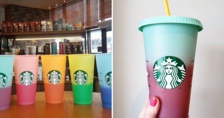 starbucks just released these colourful temperature sensitive tumblers theyre selling out like crazy world of buzz 1 e1558087373594