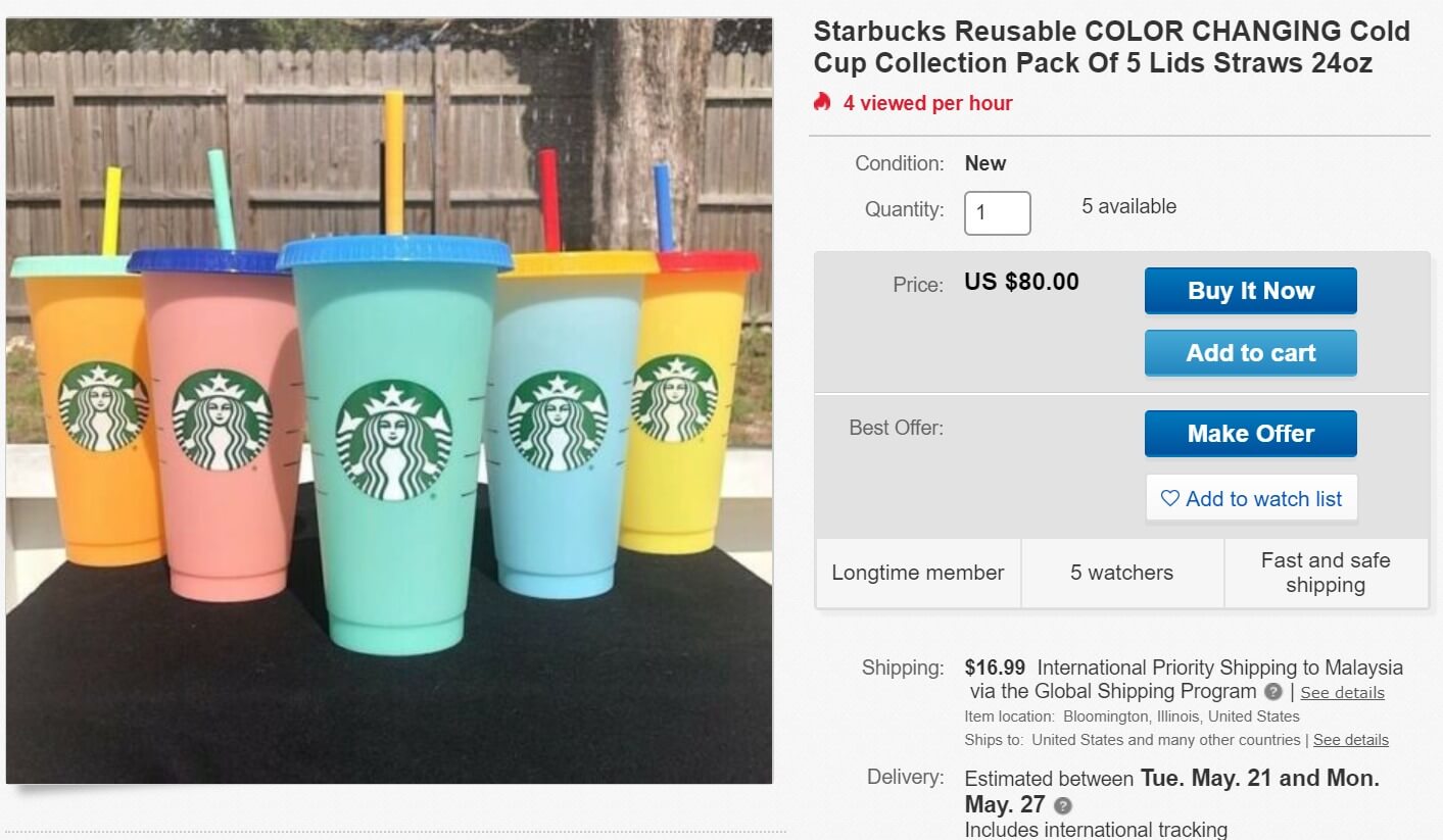 Starbucks US Just Released These Colourful Temperature-Sensitive Tumblers & They're Selling Out Like Crazy! - WORLD OF BUZZ 1