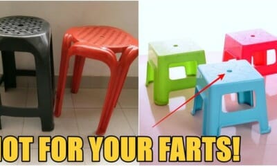 The Hole In Your Plastic Stool Is Not For You To Fart Through! They Have 3 Important Purposes - World Of Buzz