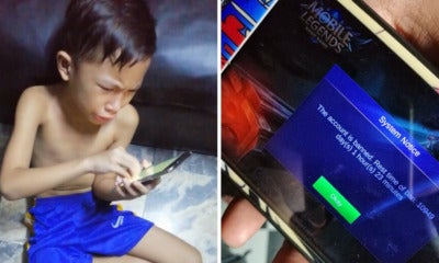 Watch: Boy Cries As His Mobile Legend Account Is Banned For 10,949 Days, - World Of Buzz 1