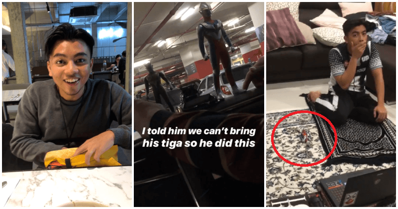 Watch: Viral Videos Show How Much Malaysian Guy Loves Ultraman Tiga More Than His GF - WORLD OF BUZZ