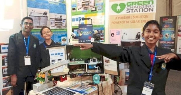 These Three 14yo Boys Invented a Green Charging Station Within 2 m - WORLD OF BUZZ