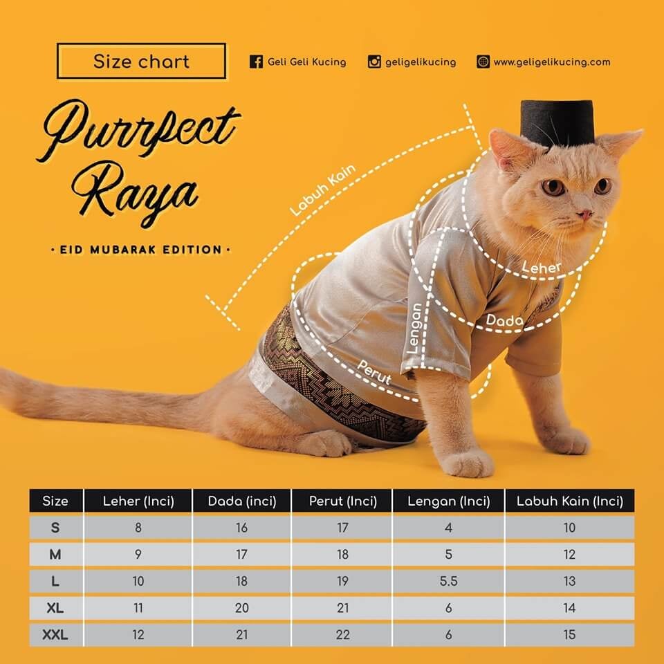 You Can Actually Get Cute Baju Raya For Your Cats Including Songkok at This Malaysian Shop! - WORLD OF BUZZ 5