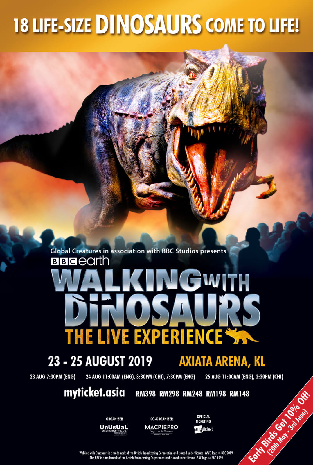 You Will NOT Want to Miss These Super Realistic Dinosaurs in KL This August 2019! - WORLD OF BUZZ 1