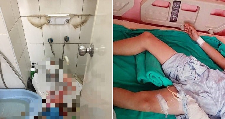 10yo Boy Seriously Injured & Severs 8 Nerves After Toilet Sink He Was Pressing On Suddenly Fell Off - WORLD OF BUZZ 4