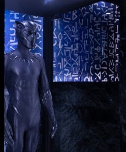 Original Black Panther Costume worn by Chadwick Boseman in Marvel Studios’ Black Panther 2018