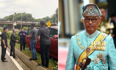 Agong Wins Netizens' Hearts By Going Out Of His Way To Help An Accident Victim In Putrajaya - World Of Buzz