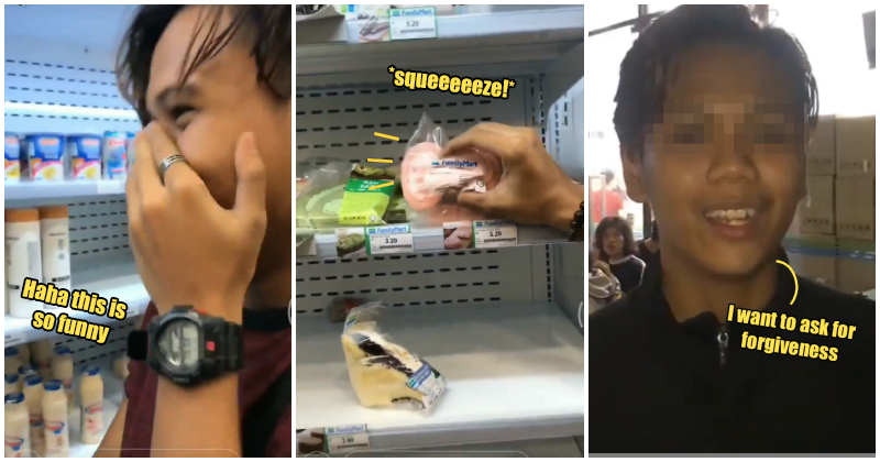 FamilyMart Vandals Post Explanation and Apology Video & Netizens Are Not Having It - WORLD OF BUZZ