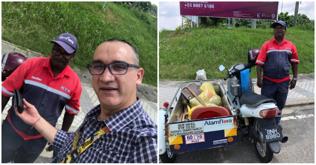 Honest Scrap Metal Collector In Kuala Lumpur Finds Wallet And Phone, Returns Them To Owner - WORLD OF BUZZ