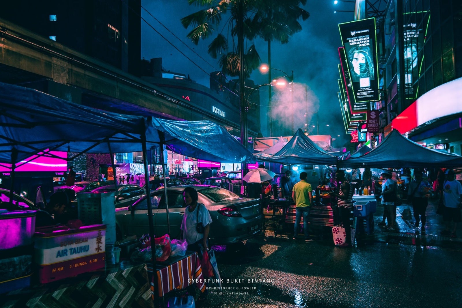 Local Photographer Gives Bukit Bintang a Cyberpunk Twist That's So Good You'd Wish It Was Real Life - WORLD OF BUZZ 3