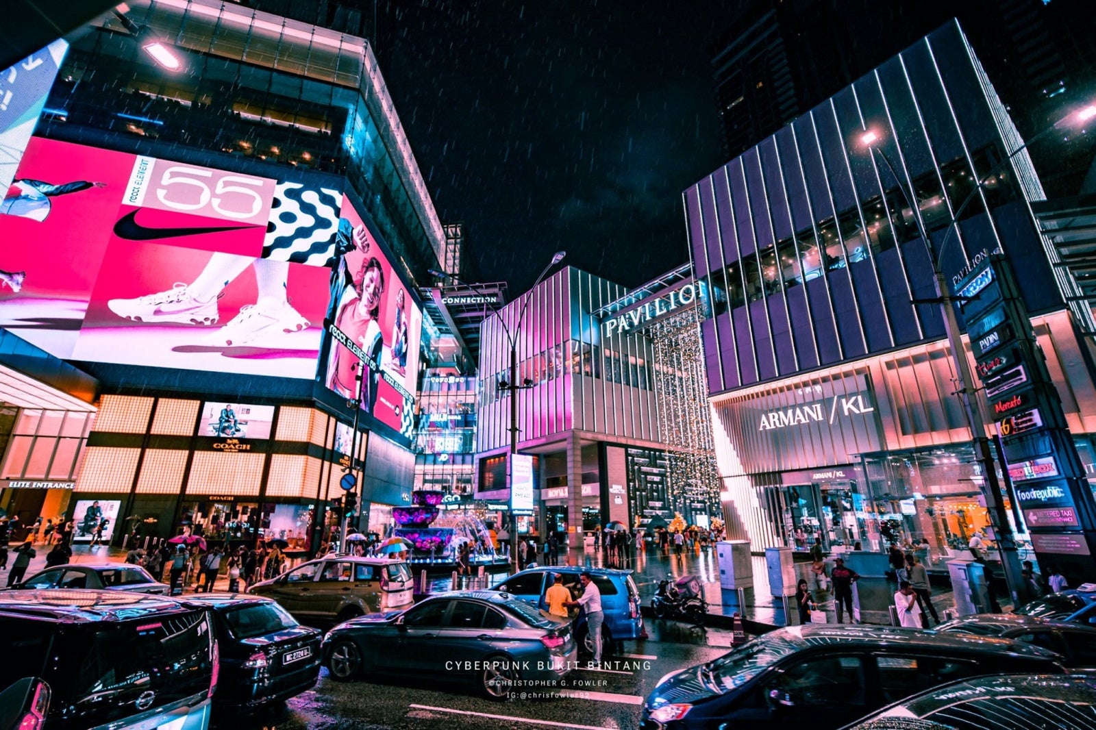 Local Photographer Gives Bukit Bintang a Cyberpunk Twist That's So Good You'd Wish It Was Real Life - WORLD OF BUZZ 6