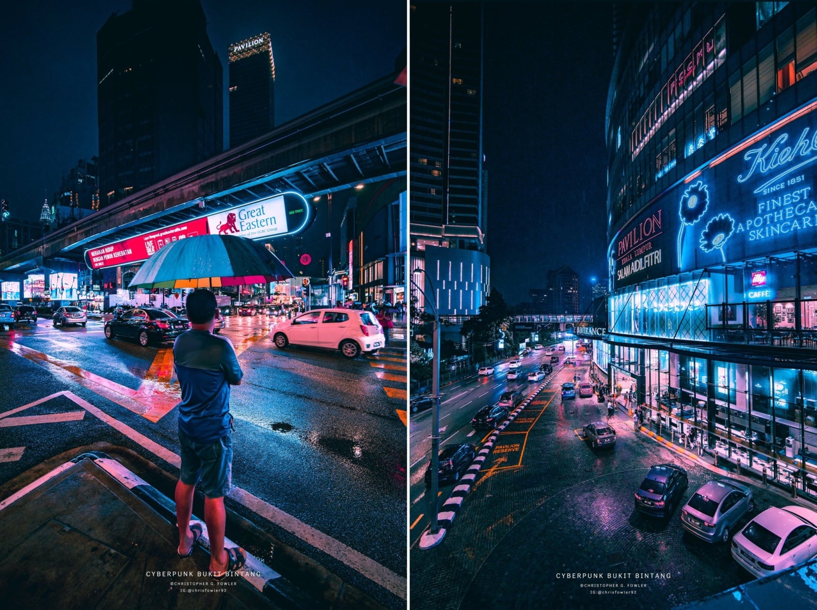 Local Photographer Gives Bukit Bintang a Cyberpunk Twist That's So Good You'd Wish It Was Real Life - WORLD OF BUZZ 8