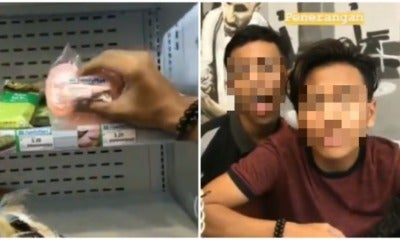 M'Sians Outraged After Boys Post Video Of Themselves Vandalising Food Items At Family Mart - World Of Buzz 1