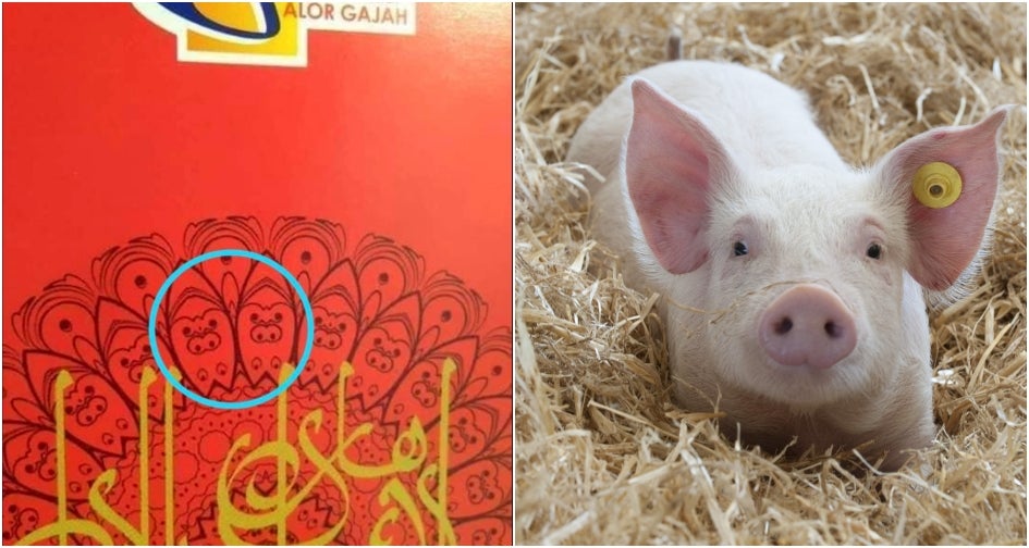 Netizen Sees Pig Design On 'Duit Raya' Packet Given By Melaka Gov'T - World Of Buzz