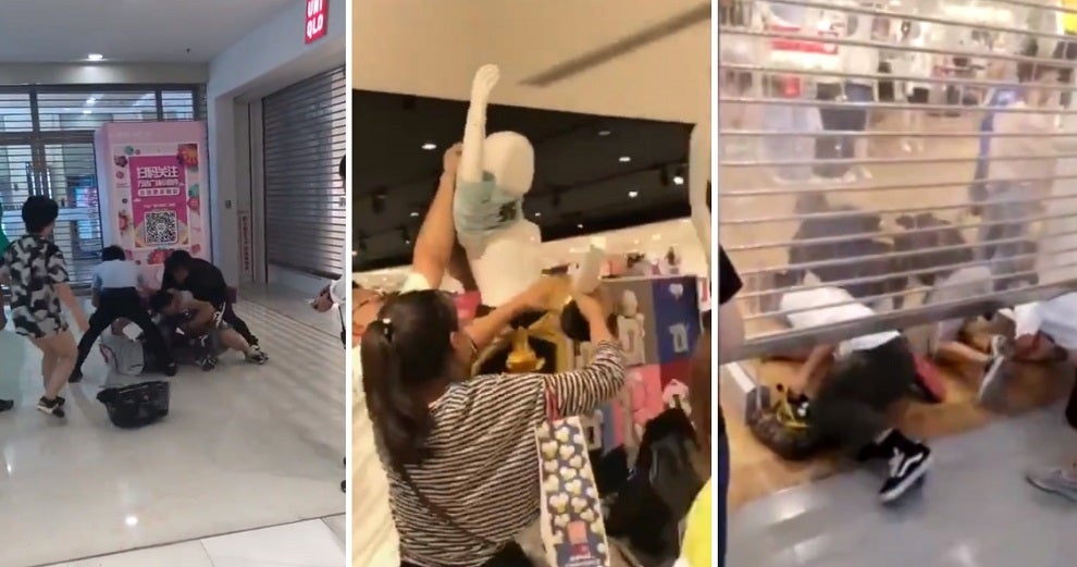 People Are So Hyped Over The KAWS x Uniqlo Collection That They're Fighting & Stripping Mannequins - WORLD OF BUZZ