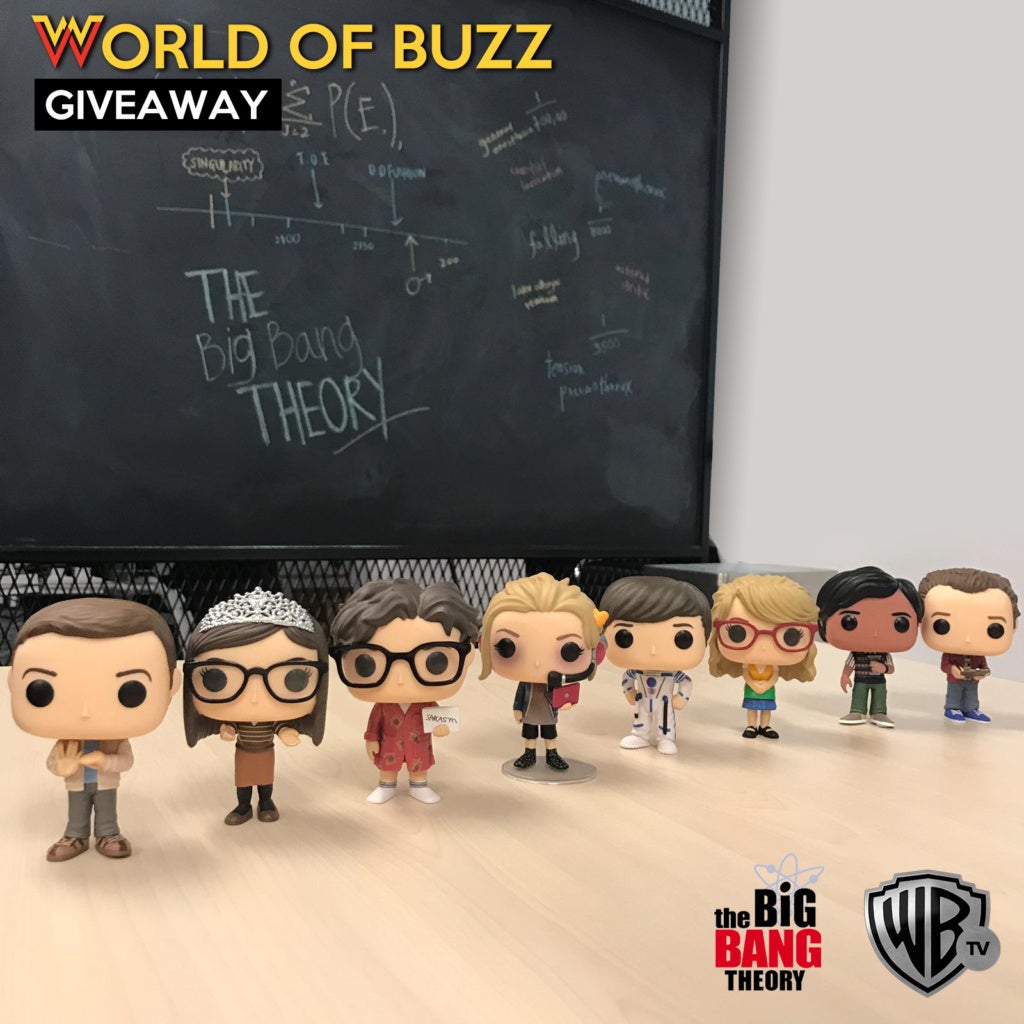 The Big Bang Theory Funko Pop Dolls Contest Giveaway - WORLD OF BUZZ
