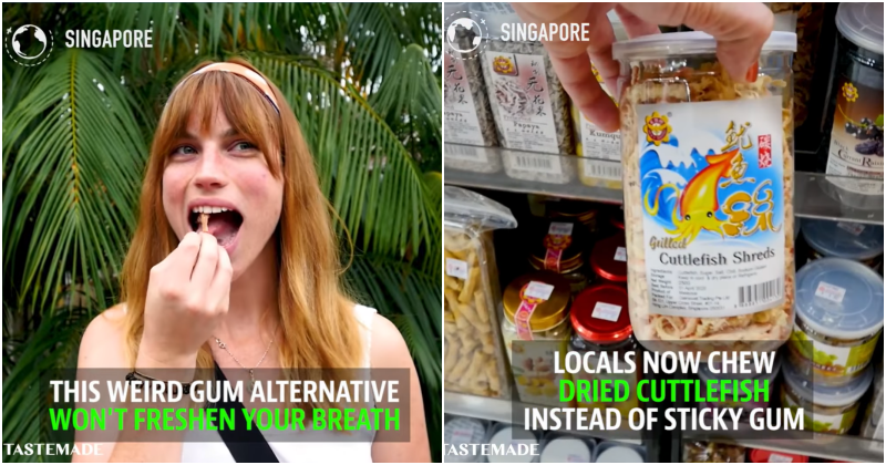 Us Media Says Singaporeans Are Chewing Dried Cuttlefish Because The Country Banned Gum - World Of Buzz 1