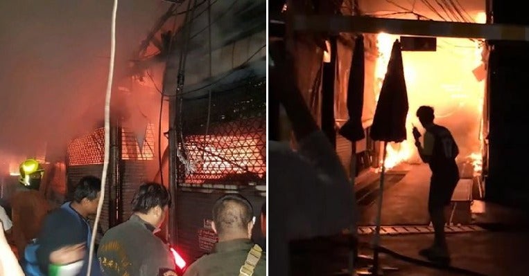 Watch: Fire Destroys Over 100 Shops At Chatuchak Market, Likely Caused By Transformer Blast - World Of Buzz 4