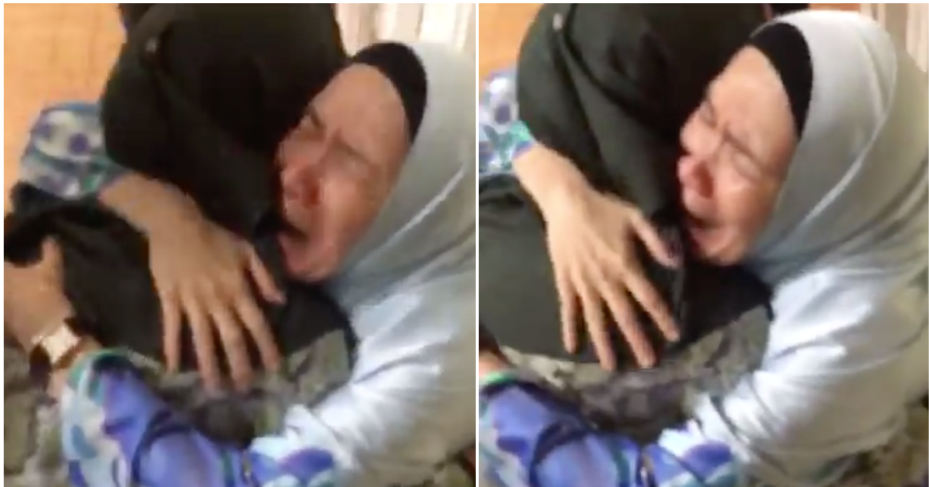 Watch This Touching Moment When A Daughter Surprises Her Mother After Days Before Raya - World Of Buzz 1