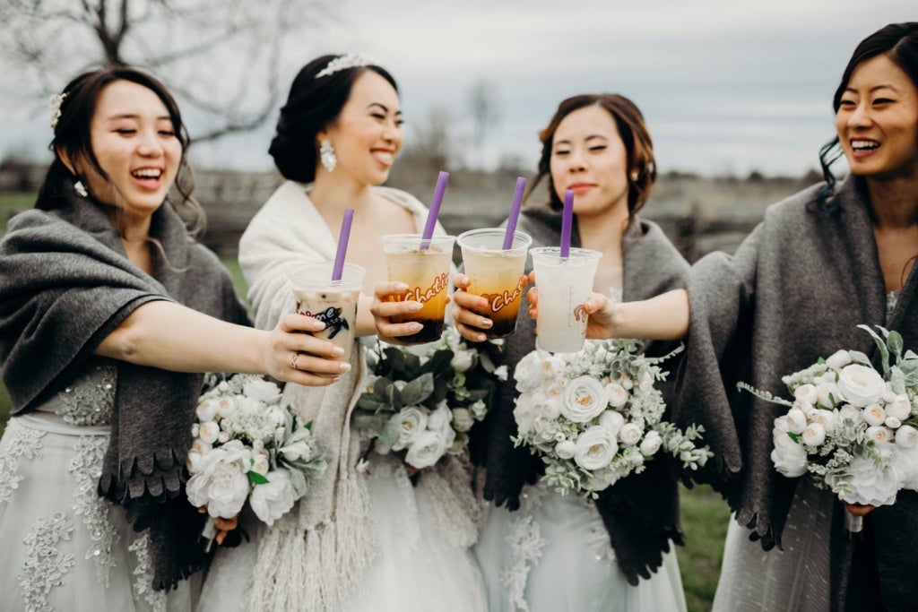 Woman Shares Happiness After Her Bubble Tea Wedding Dream Came True - WORLD OF BUZZ 1