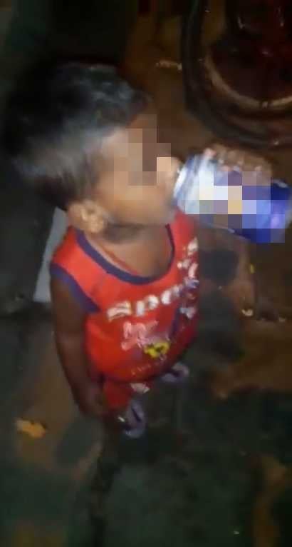 2yo Johor Boy Drinks Alcohol But Mother Says He Did It On His Own, Police Get Involved - WORLD OF BUZZ