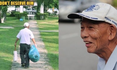84Yo Man Picks Up Trash To Keep Puchong Park Clean Since 2014 - World Of Buzz 4