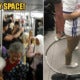 Woman Hilariously Uses Hula Hoop To Keep Other Passengers Out Of Her Personal Bubble - World Of Buzz