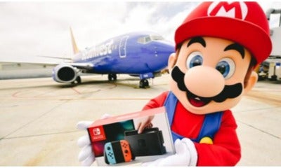Airline Gives Passengers Free Nintendo Switch And Super Mario Maker 2 For Free! - World Of Buzz 1