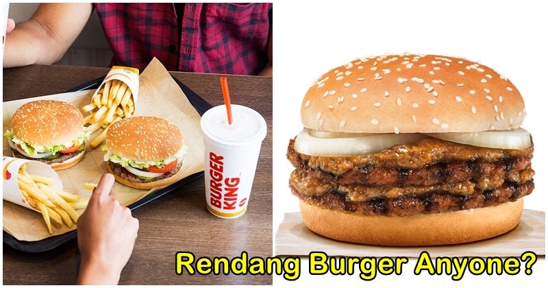 Burger King Singapore Introduces Rendang And Laksa Inspired Burgers To Their Menu! - World Of Buzz